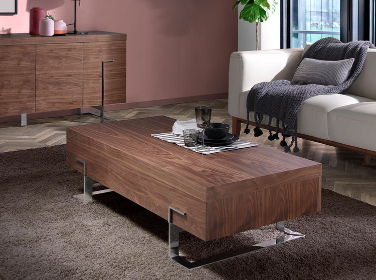 Rectangular coffee table walnut - Angel Cerda S.L