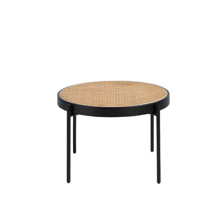 Round rattan coffee table-Angel Cerdá