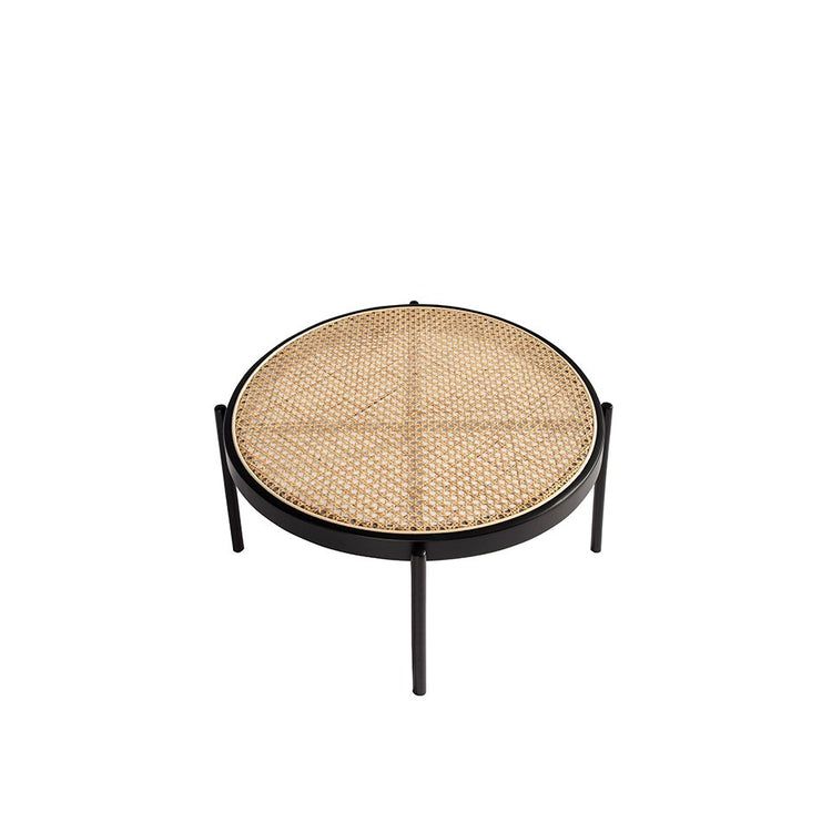 Round rattan coffee table-Angel Cerdá