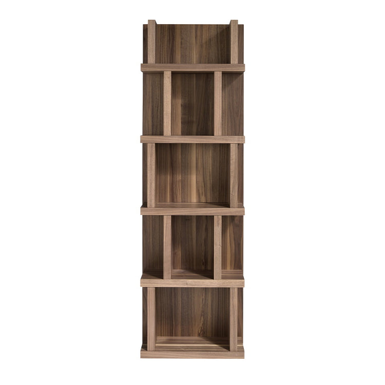 Wooden bookshelf with Walnut veneer - Angel Cerdá S.L