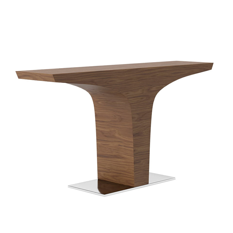 Walnut-veneered wooden console - Angel Cerdá S.L