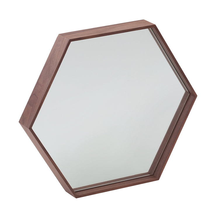 Mirror with frame manufactured in Walnut plate - Angel Cerdá, S.L.