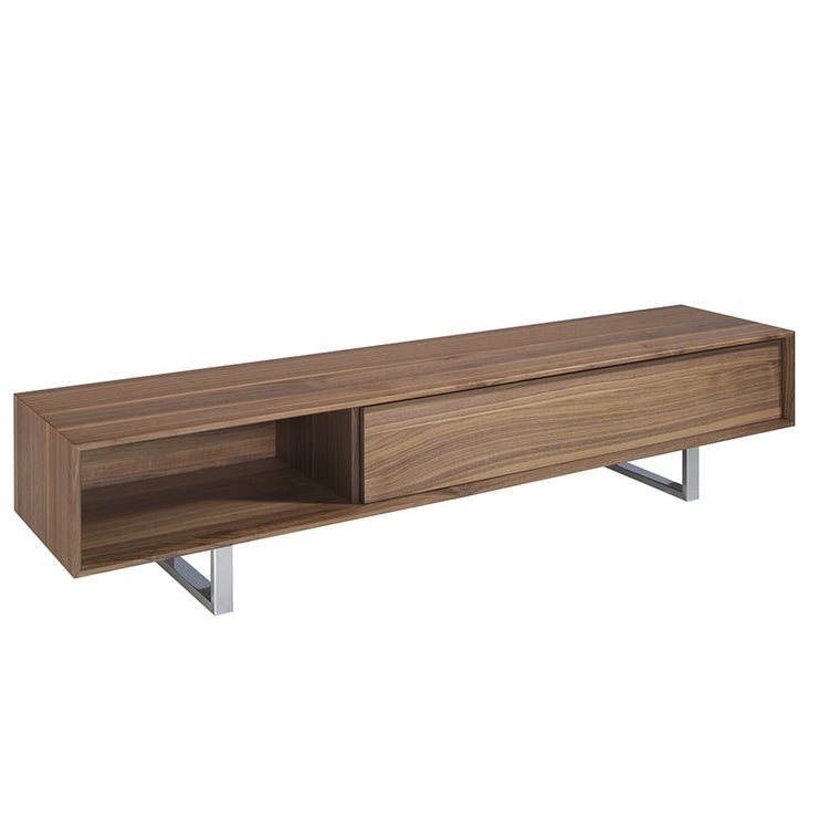 Walnut-veneered wooden TV furniture - Angel Cerdá S.L