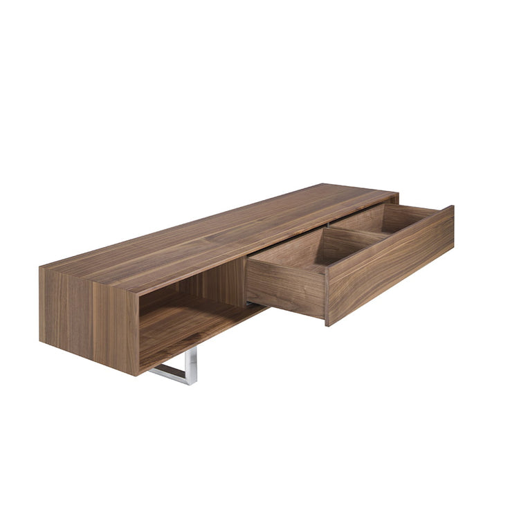 Walnut-veneered wooden TV furniture - Angel Cerdá S.L