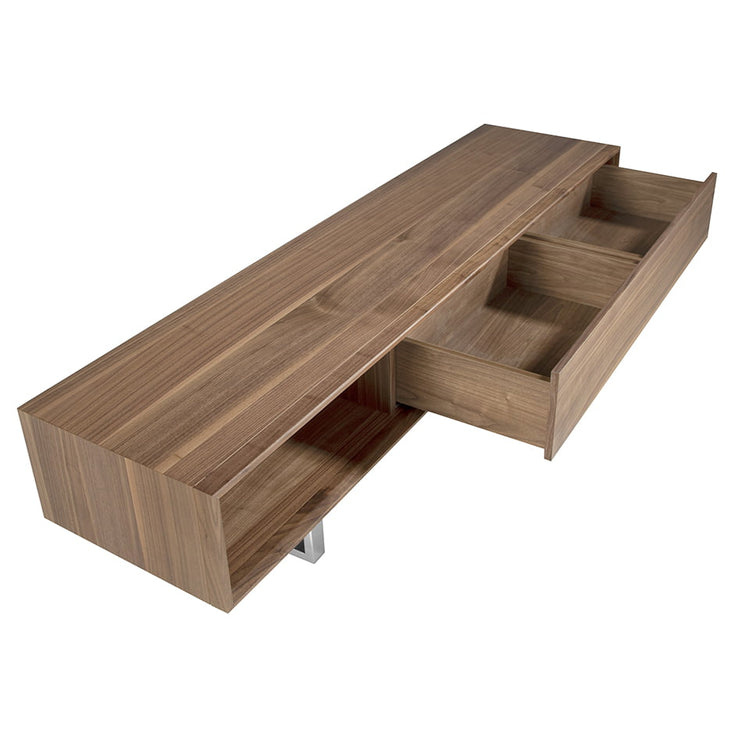 Walnut-veneered wooden TV furniture - Angel Cerdá S.L