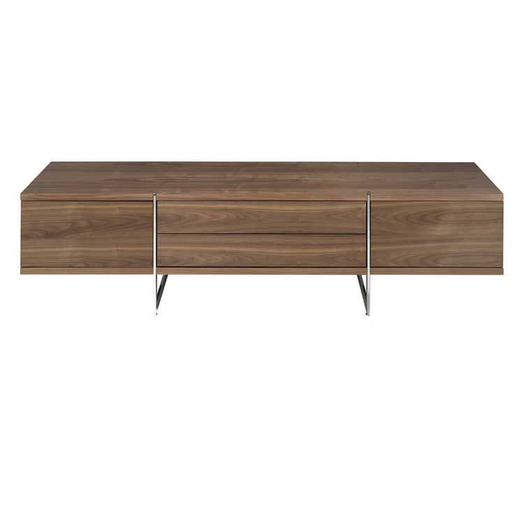 TV stand in walnut veneered wood - Angel Cerdá S.L