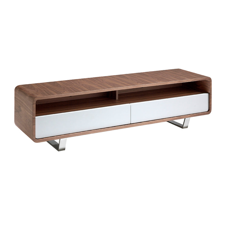 Walnut-veneered wooden TV furniture - Angel Cerdá S.L