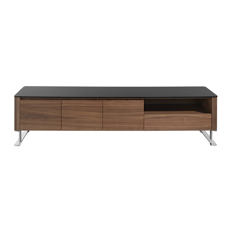 Walnut-veneered wooden TV furniture - Angel Cerdá S.L