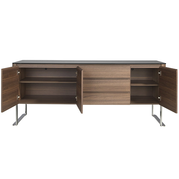 Wooden sideboard with Walnut veneer - Angel Cerdá S.L