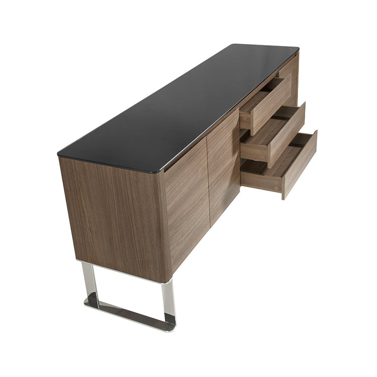 Wooden sideboard with Walnut veneer - Angel Cerdá S.L