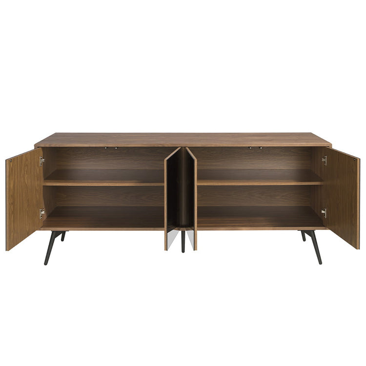 Sideboard in walnut veneered wood - Angel Cerdá S.L