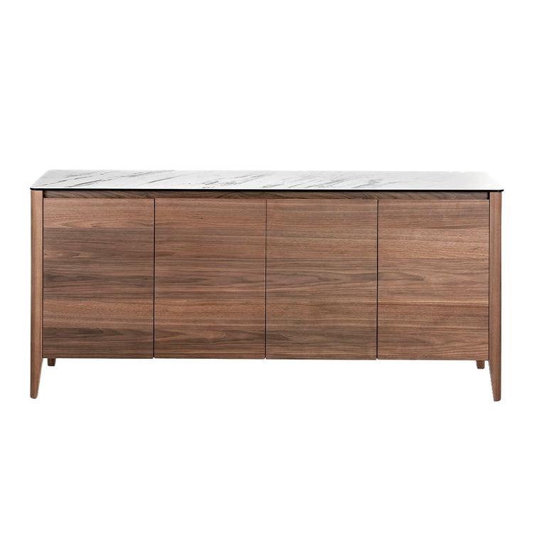 Sideboard with 4 door made of walnut-veneered wood - Angel Cerdá S.L