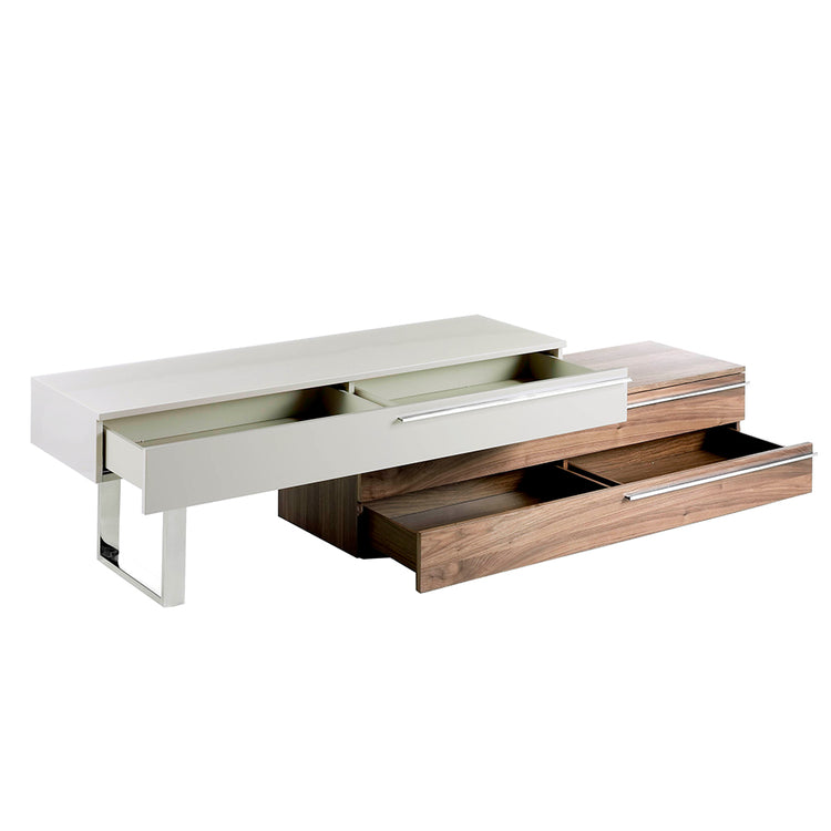 TV stand with leg and handles in stainless steel - Angel Cerdá S.L