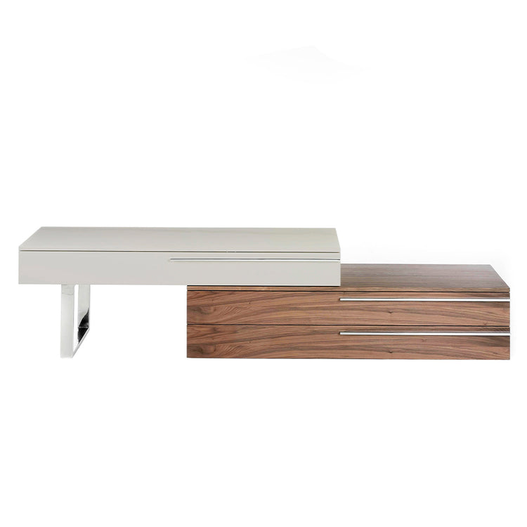 TV stand with leg and handles in stainless steel - Angel Cerdá S.L