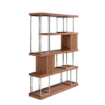 Shelf walnut and steel - Angel Cerda S.L