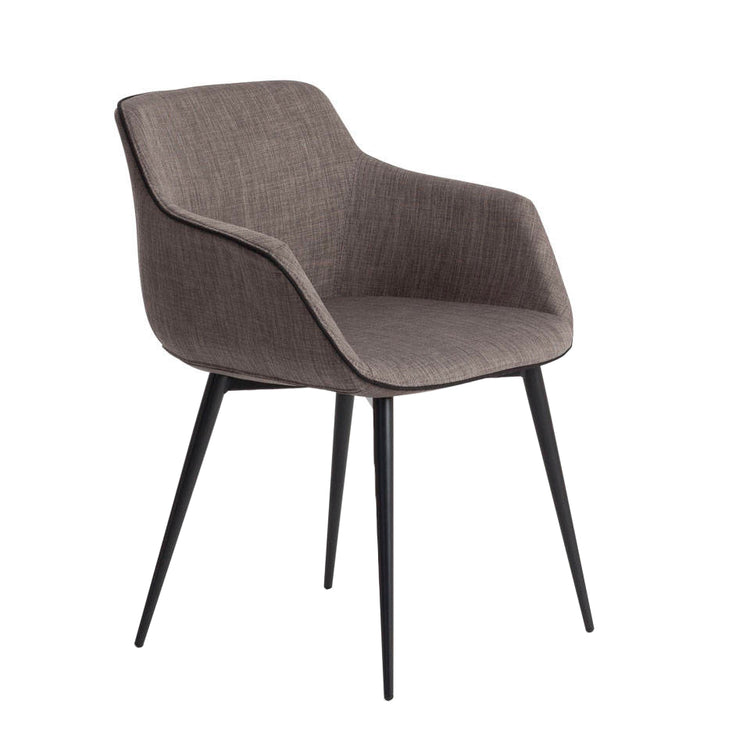 Upholstered chair with steel structure - Angel Cerdá S.L