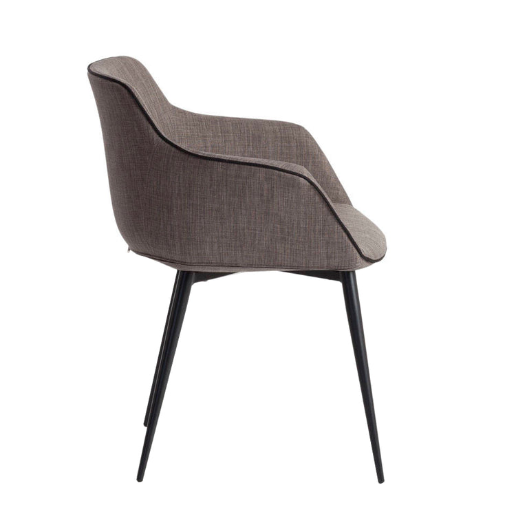 Upholstered chair with steel structure - Angel Cerdá S.L