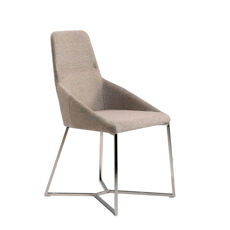 Swivel chair with stainless steel legs and seat - Angel Cerdá S.L