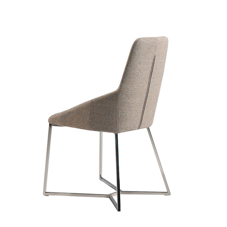 Swivel chair with stainless steel legs and seat - Angel Cerdá S.L