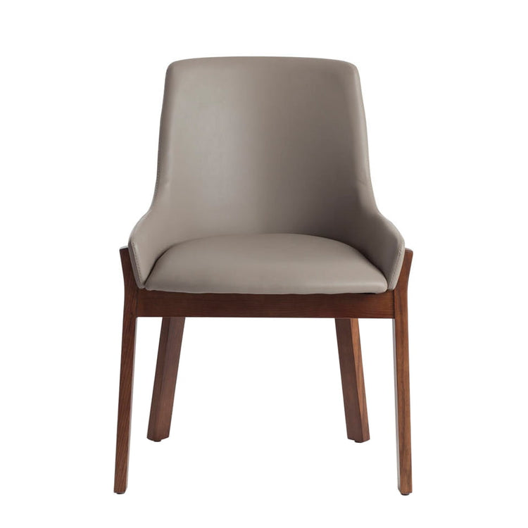 Upholstered chair in walnut veneered wood - Angel Cerdá S.L