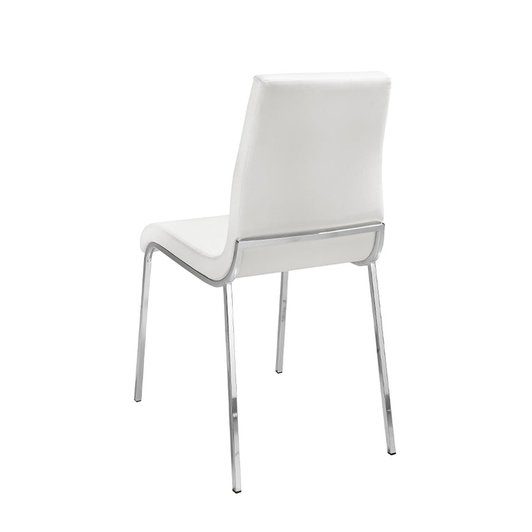 Upholstered chair with stainless steel frame - Angel Cerdá S.L