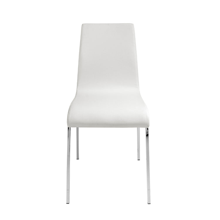 Upholstered chair with stainless steel frame - Angel Cerdá S.L