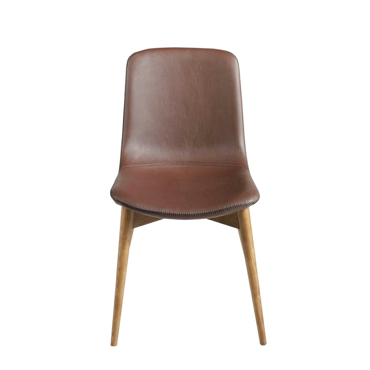 Dining room chair with legs in Walnut color - Angel Cerdá S.L