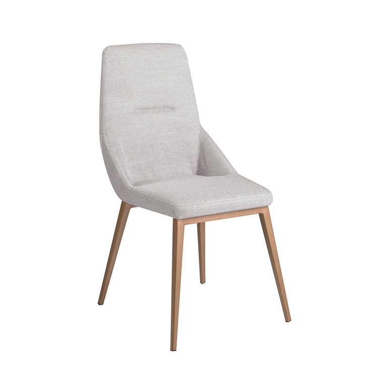 Light grey fabric chair-Angel Cerdá