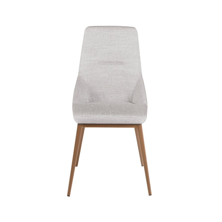 Light grey fabric chair-Angel Cerdá