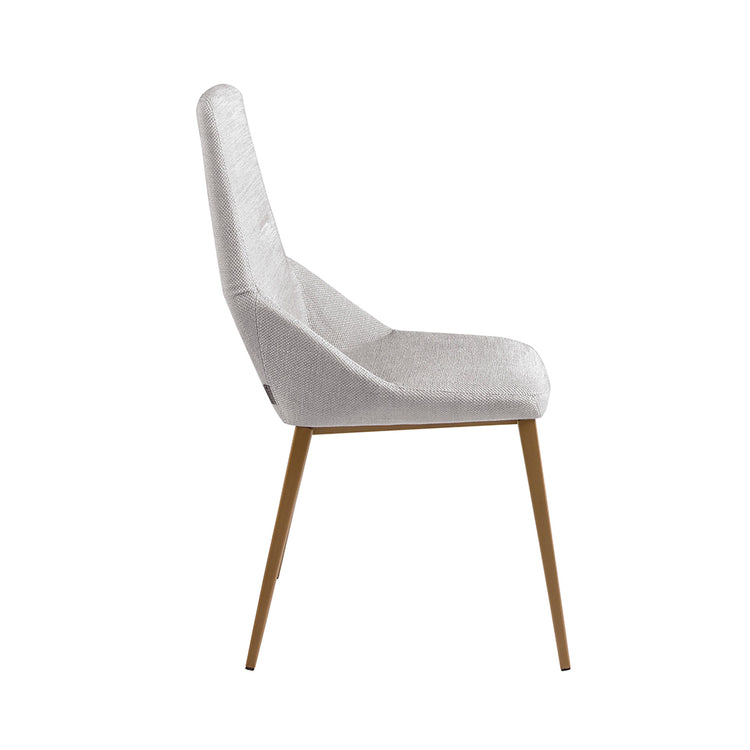 Light grey fabric chair-Angel Cerdá