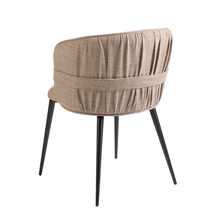 Brown fabric chair-Angel Cerdá