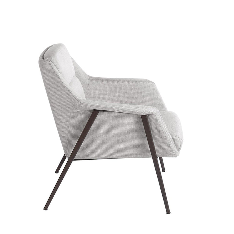 Chair upholstered in fabric with steel structure - Angel Cerdá, S.L.