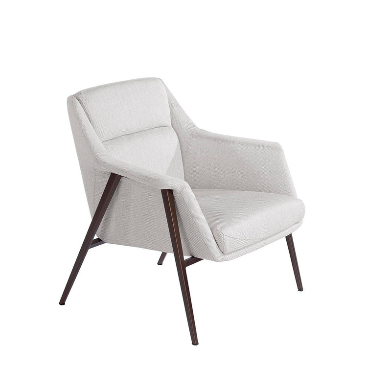 Chair upholstered in fabric with steel structure - Angel Cerdá, S.L.