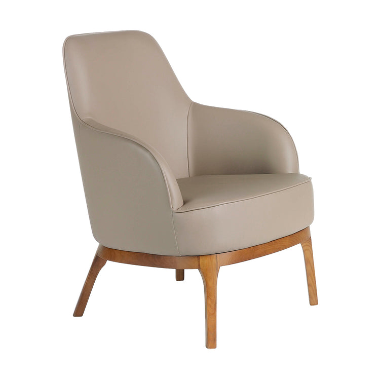 Upholstered armchair in leatherette - Angel Cerdá, S.L.