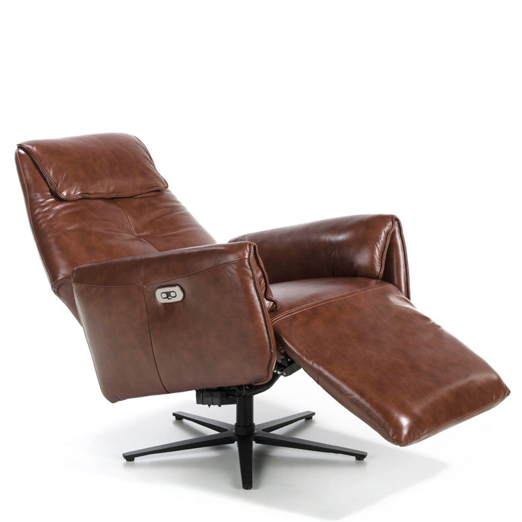 Relaxing swivel chair with double folding electric - Angel Cerdá S.L