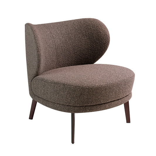 Brown fabric upholstered armchair - Angel Cerda S.L