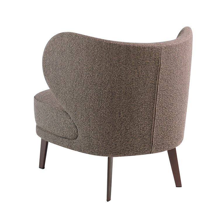 Brown fabric upholstered armchair - Angel Cerda S.L