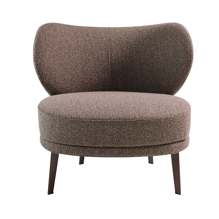 Brown fabric upholstered armchair - Angel Cerda S.L