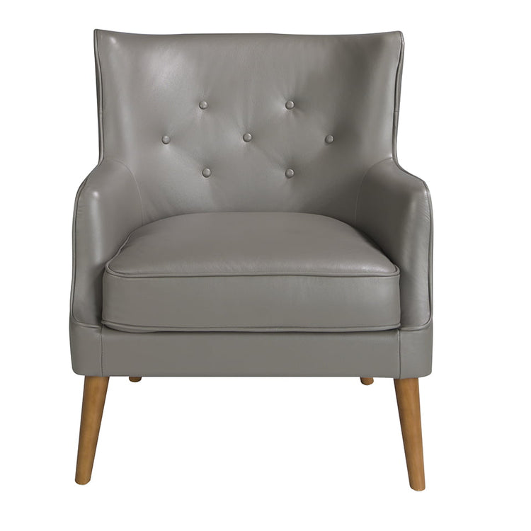 Armchair upholstered in leather with capitone effect - Angel Cerdá S.L.