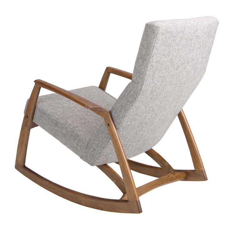 Grey fabric rocking chair - Angel Cerdá