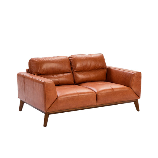 2 seat sofa made of 2mm thick cowhide leather - Angel Cerdá S.L