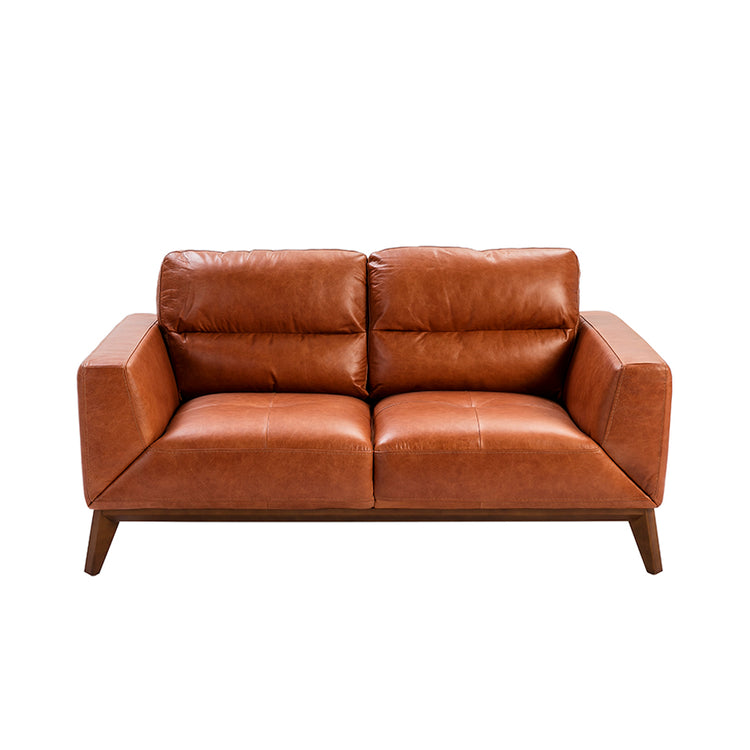 2 seat sofa made of 2mm thick cowhide leather - Angel Cerdá S.L