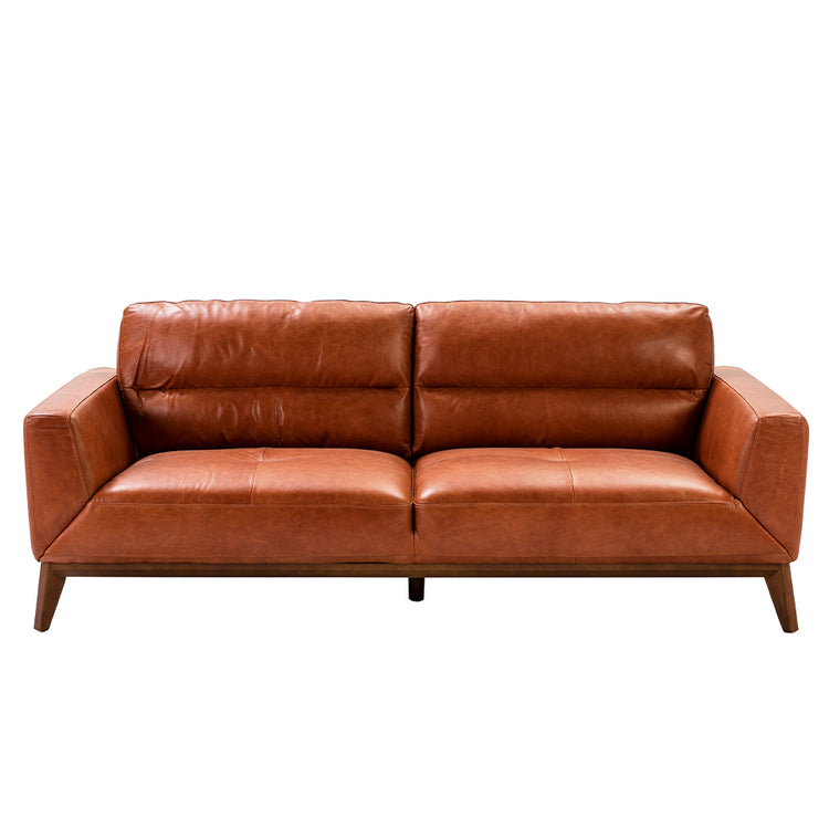 3 seat sofa made of 2mm thick cowhide leather - Angel Cerdá S.L