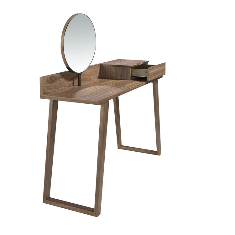 Walnut wood dresser with drawers and mirror - Angel Cerdá S.L