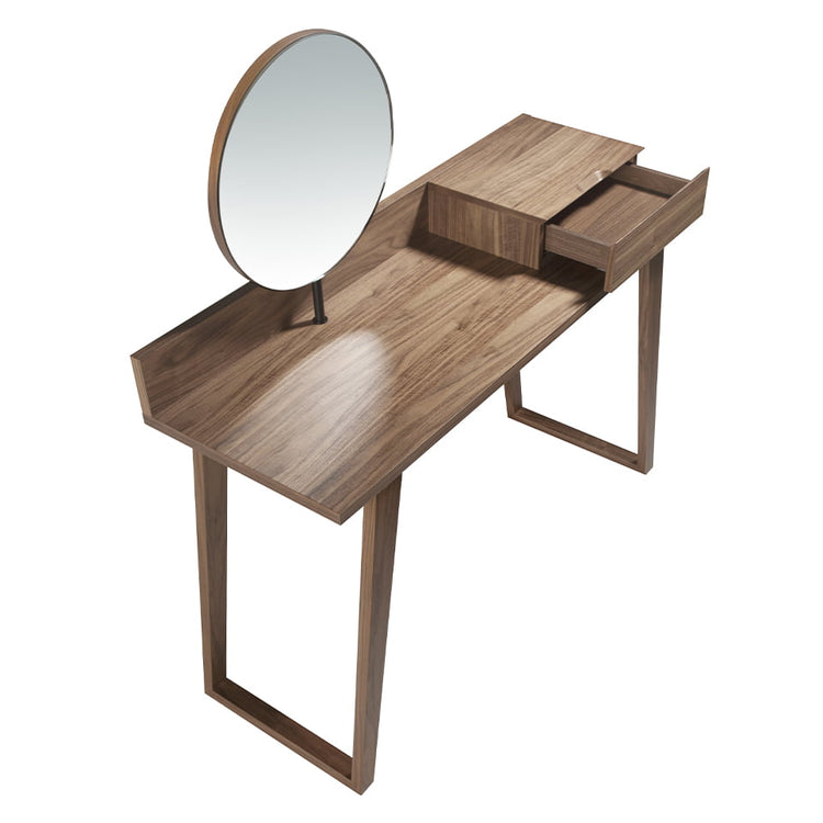 Walnut wood dresser with drawers and mirror - Angel Cerdá S.L