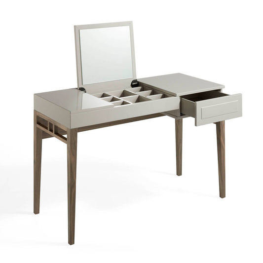 Desk / dressing table with walnut plating - Angel Cerdá, S.L.