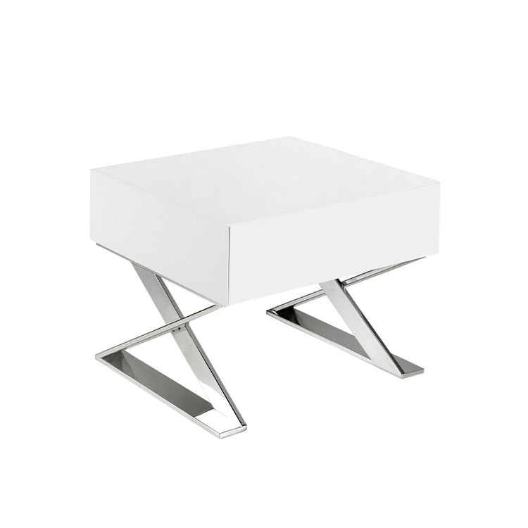 Bedside table lacquered with drawer - Angel Cerdá S.L