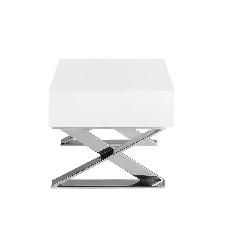 Bedside table lacquered with drawer - Angel Cerdá S.L