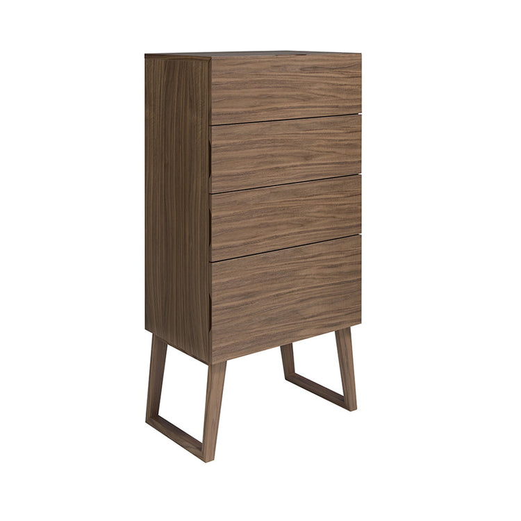 Chest of drawers Walnut wood with drawers - Angel Cerdá S.L