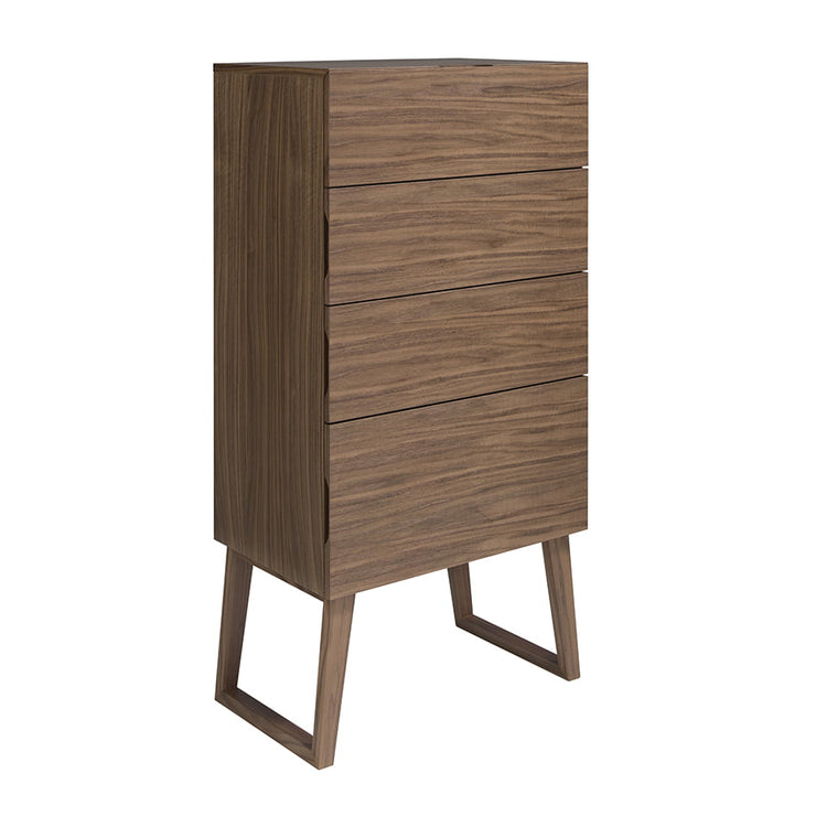 Chest of drawers Walnut wood with drawers - Angel Cerdá S.L